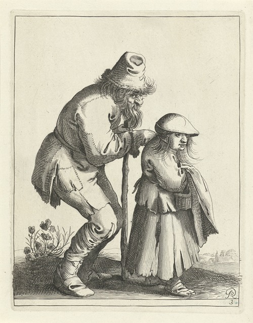 Twee bedelaars.
