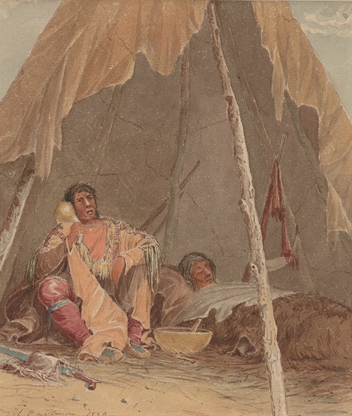 Medicine Man Curing a Patient