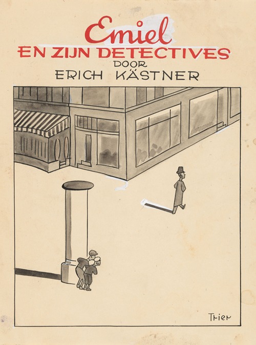 Bandontwerp voor Erich Kästner, Emiel en zijn detectives (Emil und die Detektive)