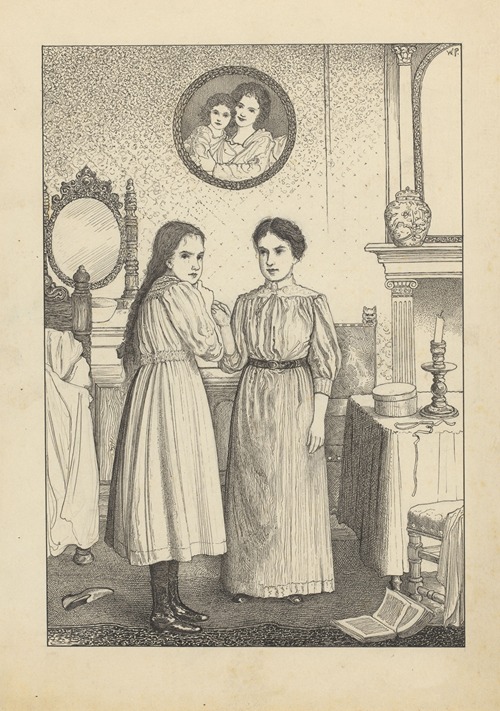 Twee jonge vrouwen in een slaapkamer