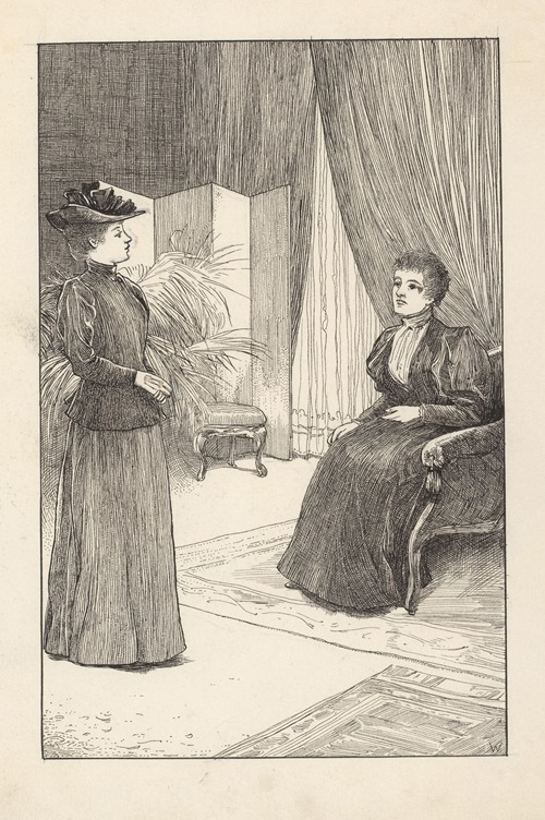 Twee vrouwen in een interieur