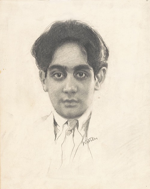 Portret van een half Indische jongen (Toorop)