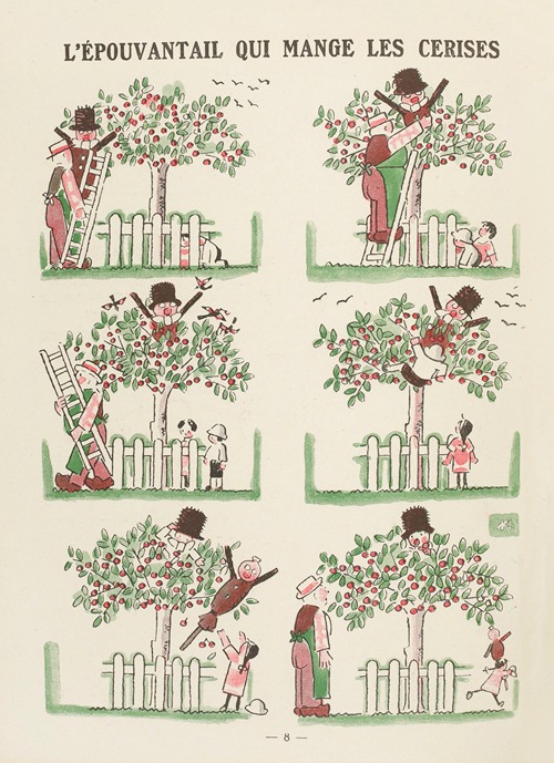 L’épouvantail qui mange les cerises