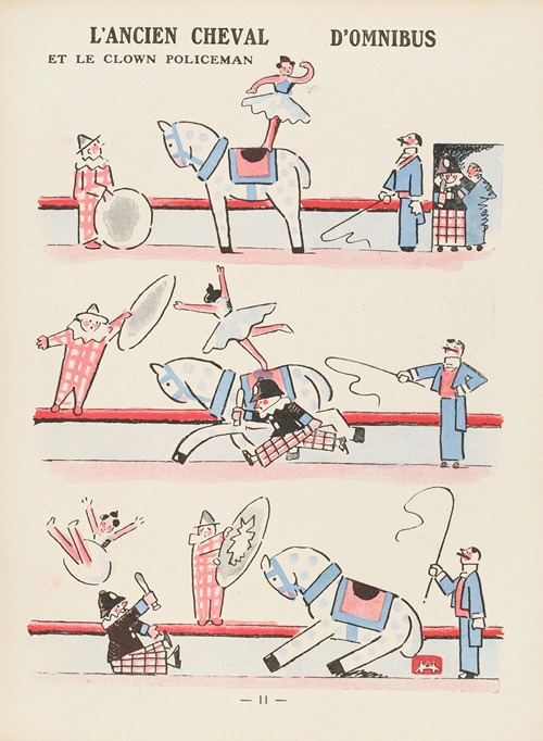 L’Ancien Cheval et le clown policemnan; D’Omnibus