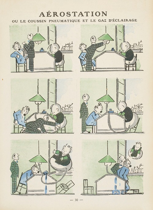 Aerostation; ou le coussin pneumatique et le gaz d’éclairage