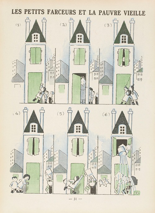 Les petits farceurs et la pauvre vieille