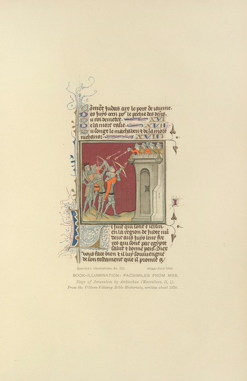 Siege Of Jerusalem by Antiochus (Maccabees, II,1); about