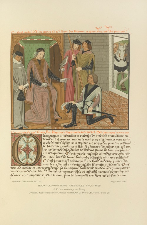 A Prince receiving an Envoy; 1480
