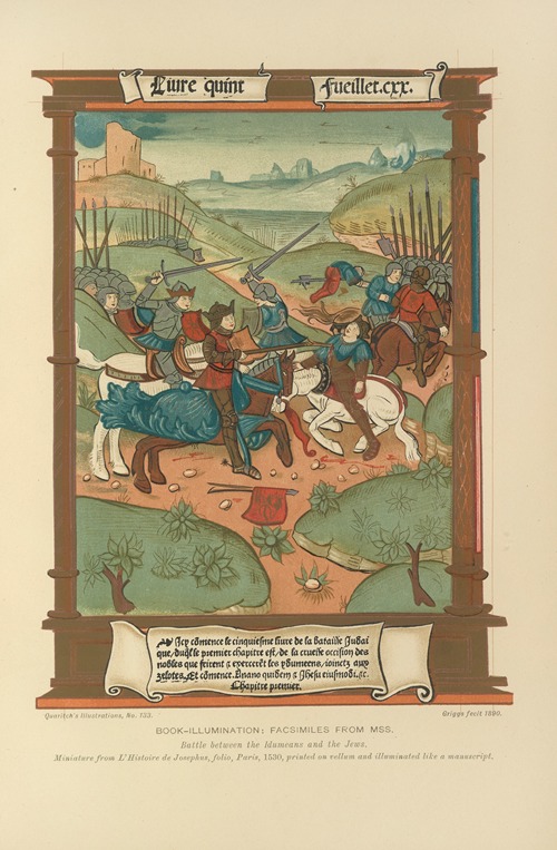 Battle between the Idumeans and the Jews
