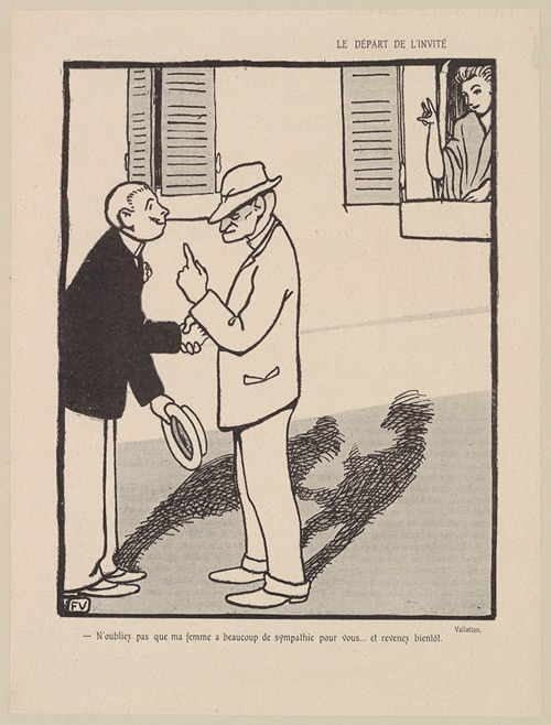 Le depart de l’invité