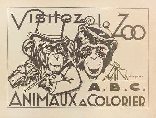 Visitez le zoo. A.B.C. – Titlepage