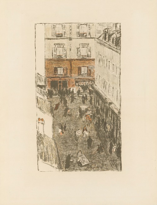 Coin de rue vue d’en haut