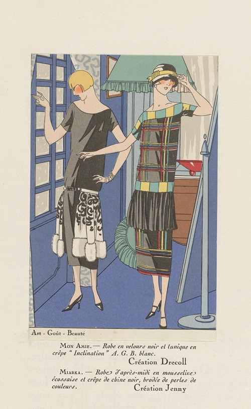 Art-Goût-Beauté – Mon Amie.- Robe en velours