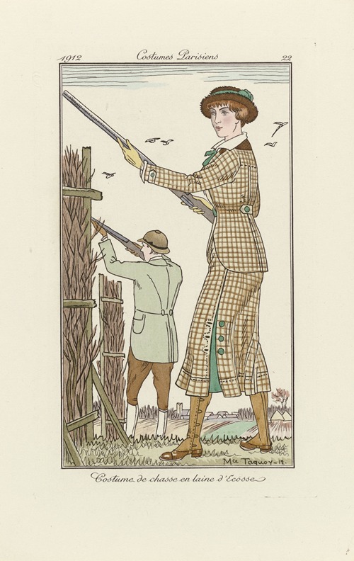 Journal des Dames et des Modes – Costume de chass