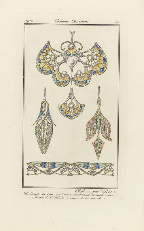 Journal des Dames et des Modes – Bijoux par Vever
