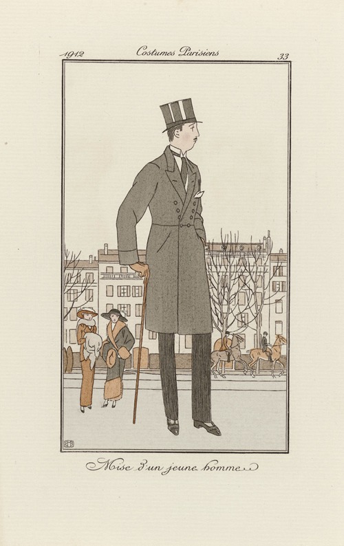 Journal des Dames et des Modes – Mise d’un jeune homme