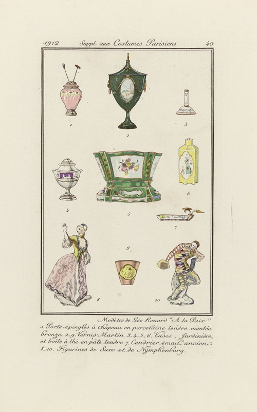 Journal des Dames et des Modes – Modèles de Geo Rouard A la Paix