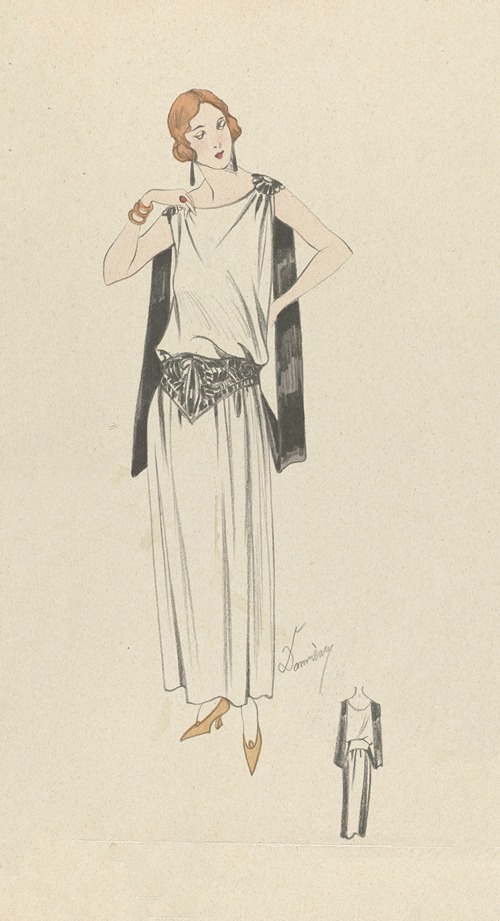 Woman in White Dress