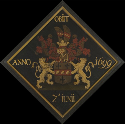 Memorial Coat of Arms of Pieter-Koenraad van der Bruggen, Dean of the Sint-Michielsgilde