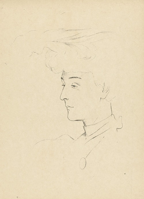 Etude d’une tête de femme