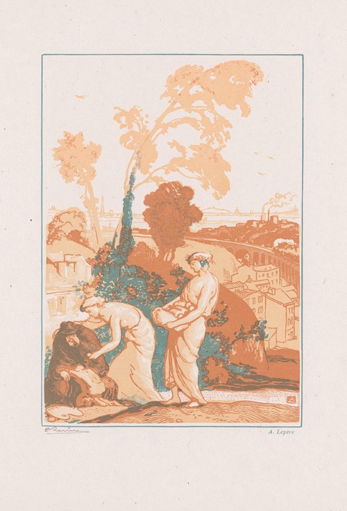 La Musique et la Poesie secourant les Artistes