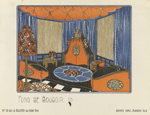 Gazette du Bon Ton – Fond de Boudoir