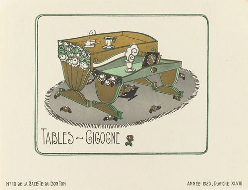 Gazette du Bon Ton – Tables-gigogne