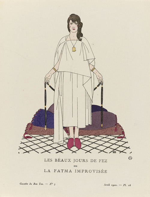 Gazette du Bon Ton – Les beaux jours de fez, ou, la fatma improvisée