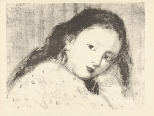 Étude de tête d’une petite fille