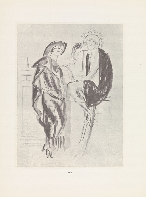 Gazette du Bon Ton – Two women at a bar