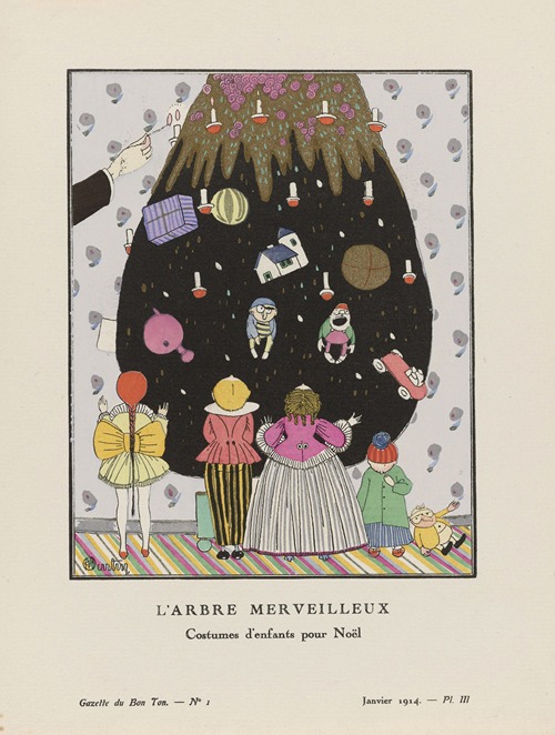 Gazette du Bon Ton – L’Arbre Merveilleux Costumes d’enfants pour Noël