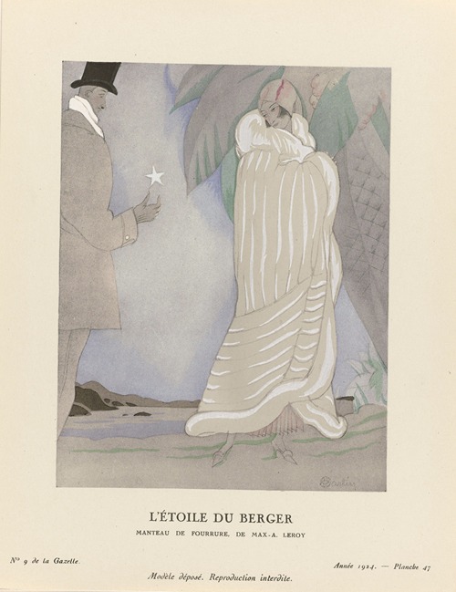 Gazette du Bon Ton – L’étoile du berger Manteau de fourrure, de Max-A. Leroy