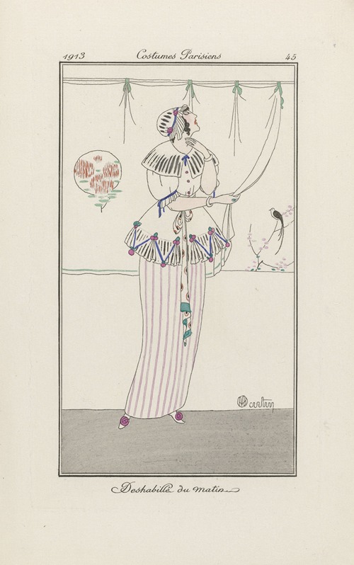 Journal des Dames et des Modes – Deshabillé du matin