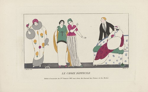 Journal des Dames et des Modes – Le Choix difficile