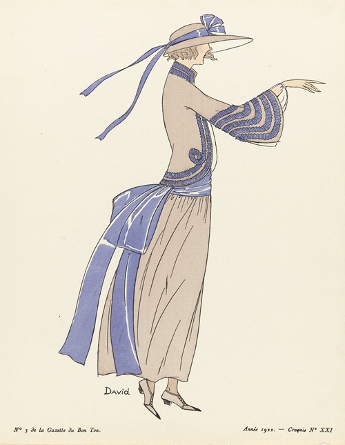 Gazette du Bon Ton – Croquis No. XXI