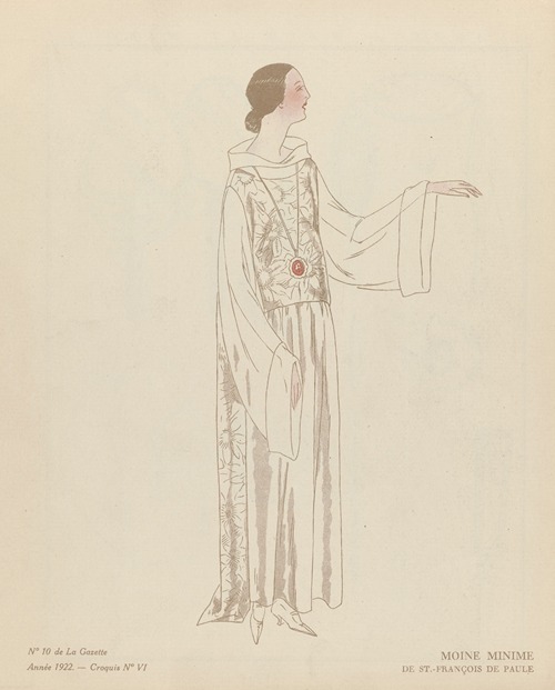 Gazette du Bon Ton – Moine Minime, De St. François de Paule