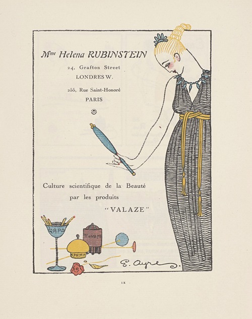 Gazette du Bon Ton – Advertentie Helena Rubinstein