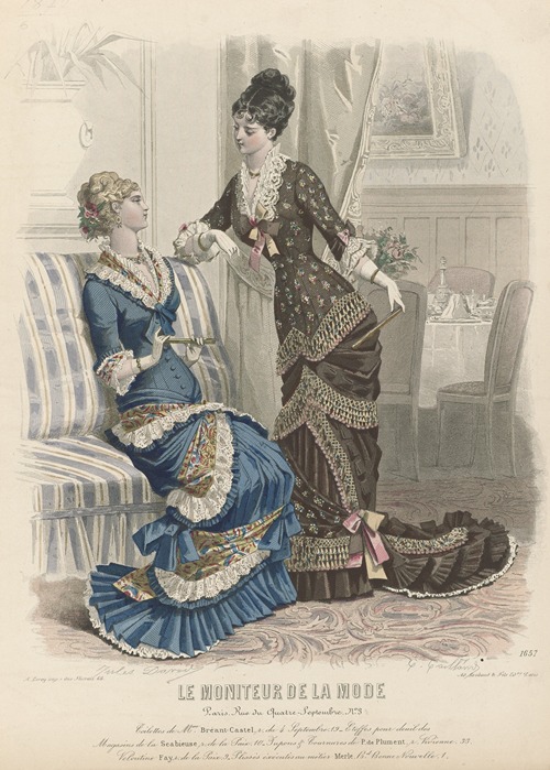 Le Moniteur de la Mode – Toilettes de Mme Bréant-Castel