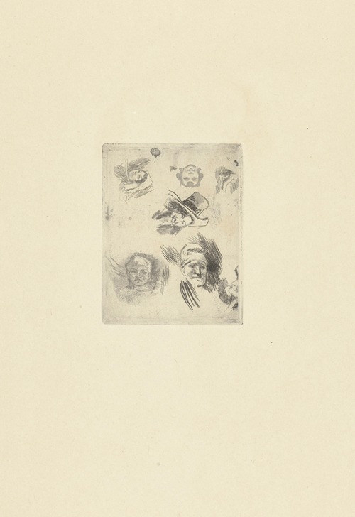 Study sheet with heads