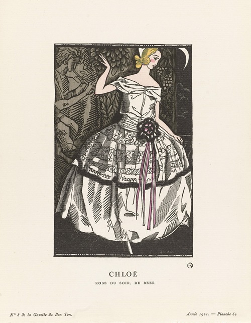 Gazette du Bon Ton – Chloë Robe du soir, de Beer