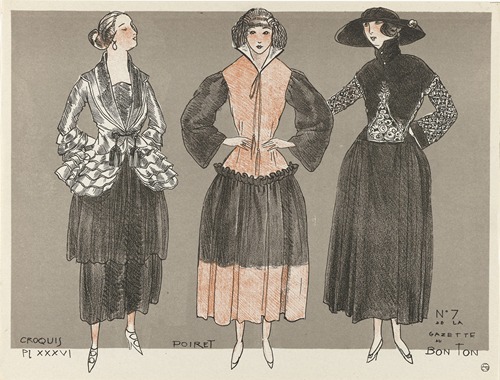 Croquis Pl. XXXVI Poiret