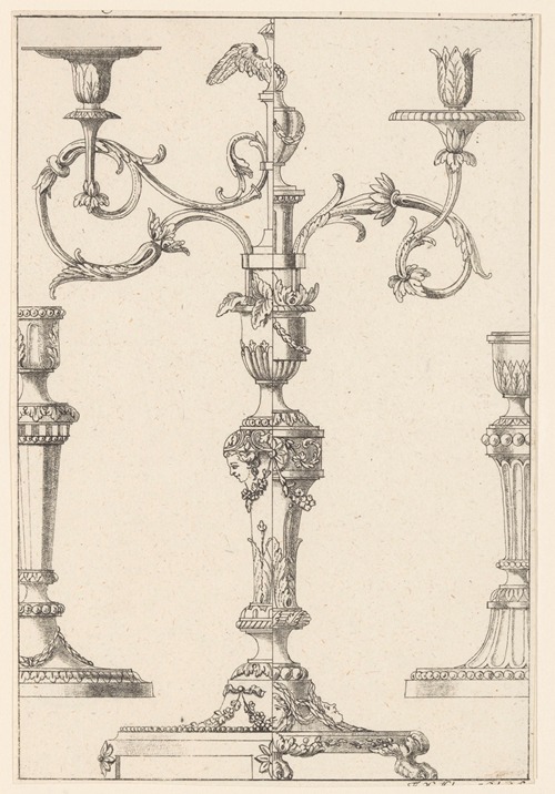 Candlesticks and girandole