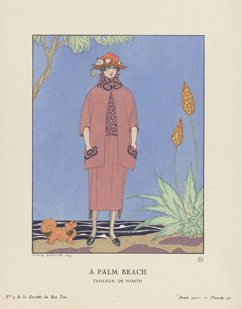 Gazette du Bon Ton – A palm beach Tailleur, de Worth