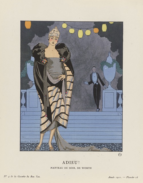 Gazette du Bon Ton – Adieu Manteau du soir, de Worth