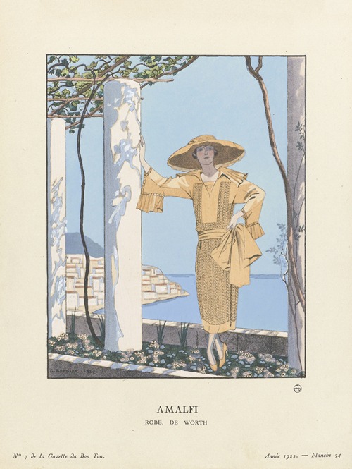 Gazette du Bon Ton – Amalfi. Robe, de Worth