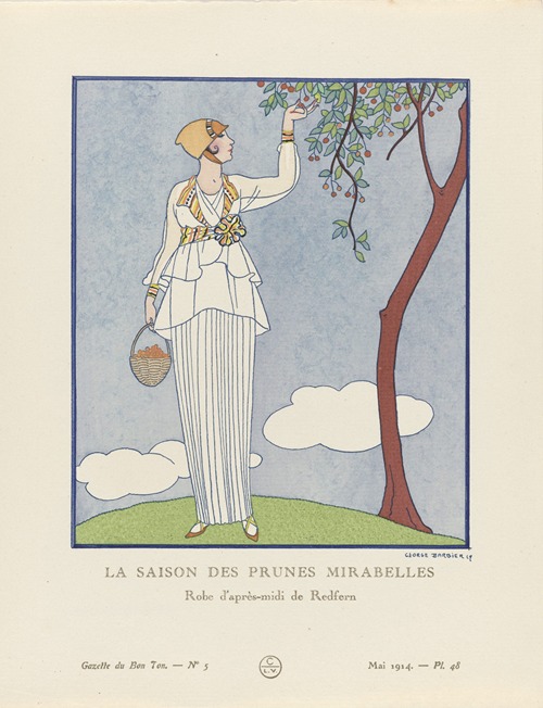 La saison des prunes mirabelles Robe d’après-midi de Redfern