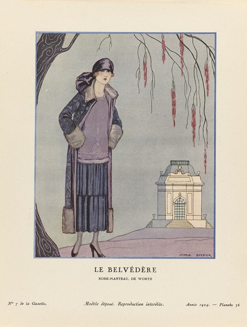 Gazette du Bon Ton – Le Belvédère Robe-Manteau, de Worth