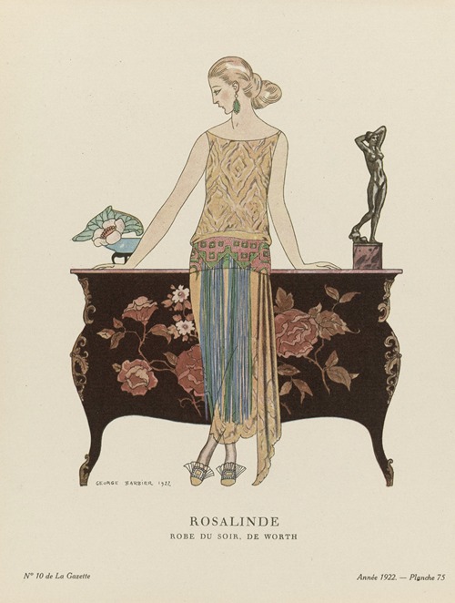 Gazette du Bon Ton – Rosalinde Robe du soir, de Worth