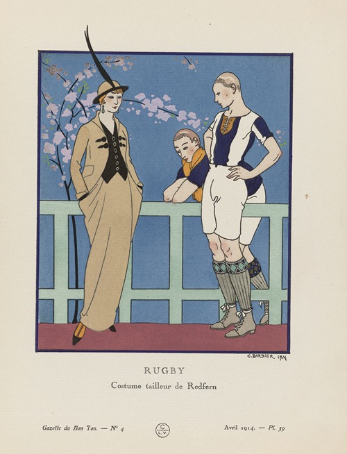 Gazette du Bon Ton – Rugby Costume tailleur de Redfern