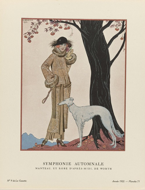 Symphonie automnale Manteau, et Robe d’après-midi, de Worth
